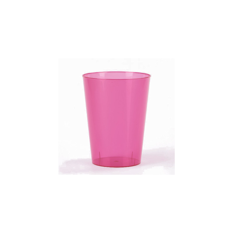 Lot De 6 Gobelets Kimmel 250 Ml – Plastique Violet, Incassable, Empilable, Pour Camping Et Maison