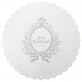 Sets de table Just Married (x6) blanc / argent