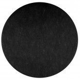 Sets de table ronds noir en non tissé (x50)