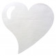 Sets coeur en intissé (x6) blanc