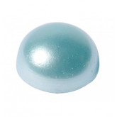 Fines bande de perles nacrées (x5) bleu ciel