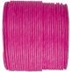 Ruban corde laitonné de couleur fuchsia