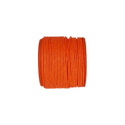 Ruban corde laitonné de couleur orange