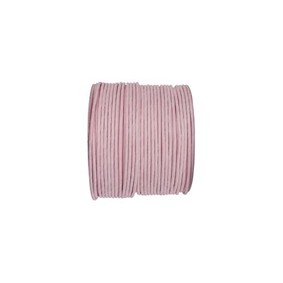 Ruban corde laitonné de couleur rose