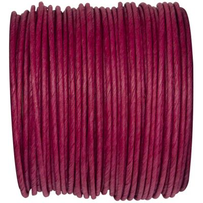 Ruban corde laitonné de couleur bordeaux