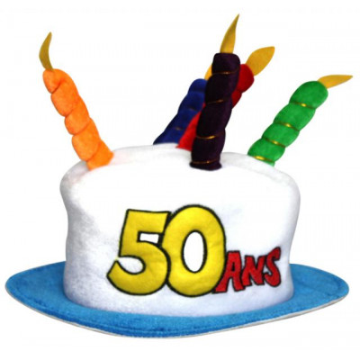 Chapeau Anniversaire 50 ans