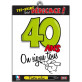 Tee-shirt anniversaire à signer 40 ans type