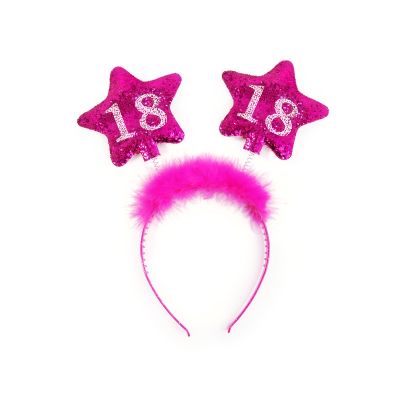 Serre tête 18 ans fuchsia