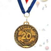 Médaille d'or des 20 ans