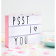 Lightbox A4 Blanche+ Set de 85 lettres ABC Pastel 