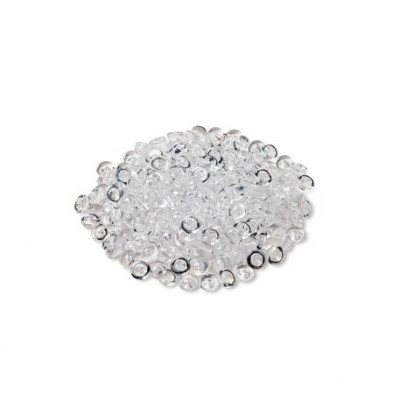 10 Paquets De Perles Noires Et Transparentes - Gouttes Pour Bijoux DIY