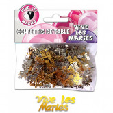 Confettis Vive les Mariés multicolore