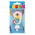 Bougie 9 ans multicolore