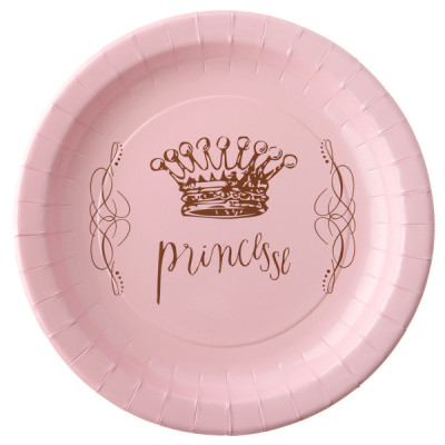 Assiettes déco princesse x6