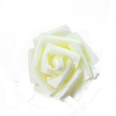 Bouquet de 6 roses gomme (x6) ivoire