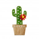 Cactus exotique sticker x4