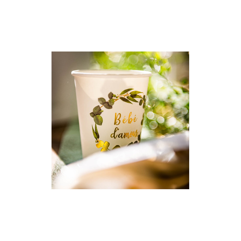 Gobelets Eucalyptus Dorure X8 Maplusbelledeco Com Gobelets Eucalyptus Dorure X8 Maplusbelledeco Com