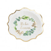 Gobelets Eucalyptus Dorure X8 Maplusbelledeco Com