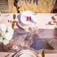 Chemin de table sequin rose gold