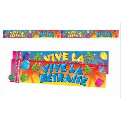 Banniere Vive La Retraite Type Maplusbelledeco Com