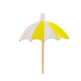 Pics parasol jaune x6