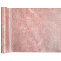 Chemin de table intissé métallisé rose gold