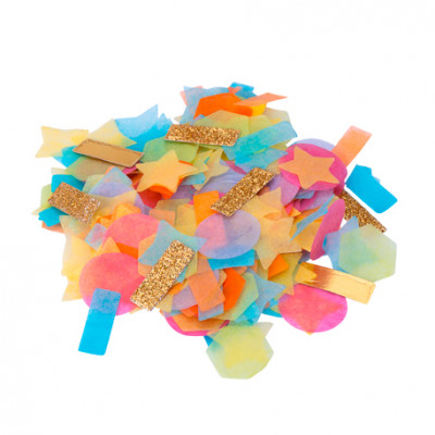 Confettis multiformes pailletés