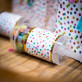 Confettis poppers multicolores x2