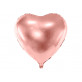 Ballon métallique coeur rose
