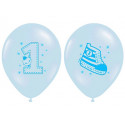 Ballon premier anniversaire bleu