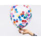 Ballons confettis multicolore - x6