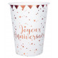 Banderole joyeux anniversaire Rose Gold