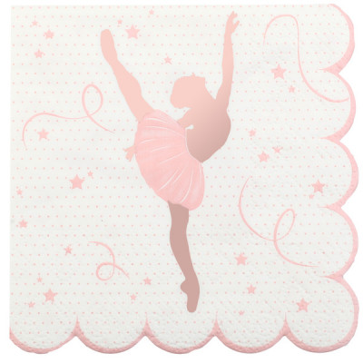 Serviette ballerine x20