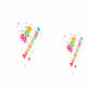 Guirlande fanions « Bon Anniversaire » multicolore