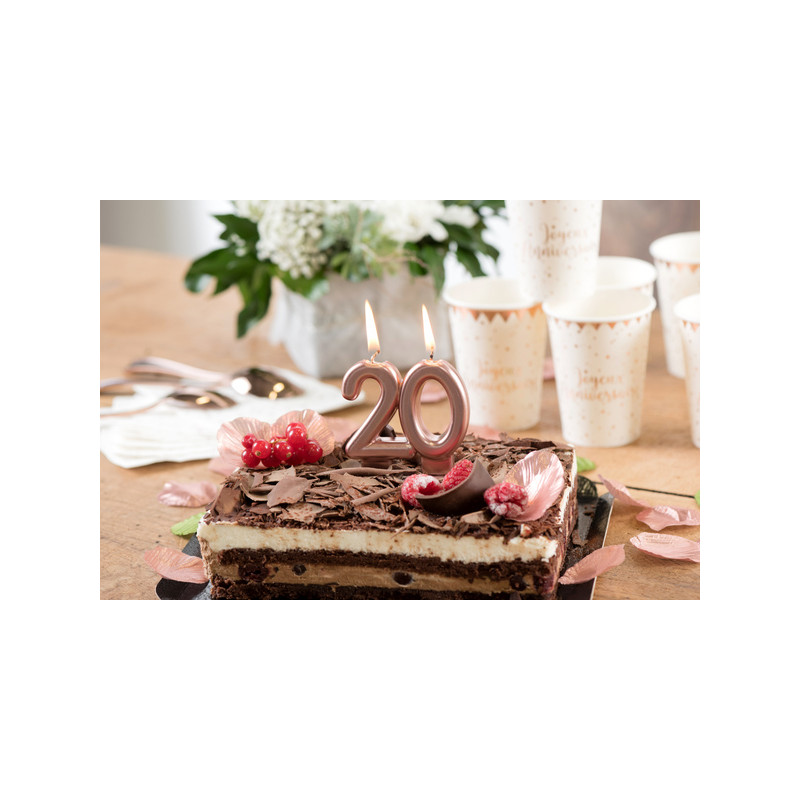 1001decotable Bougie Anniversaire Age 18 Ans Rose Gold Accessoires De Decoration De Gateau Bougies 1001decotable Bougie Anniversaire Age 18 Ans Rose Gold Accessoires De Decoration De Gateau Bougies
