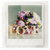 Serviette Wedding clic x20