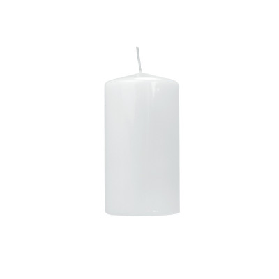 Lot De 4 Bougies Piliers Blanches - 150 Mm De Hauteur, 98 Mm De Diamètre - Cire Avec Protection Incendie - Pour Décoration De Table, Mariage, Ambiance