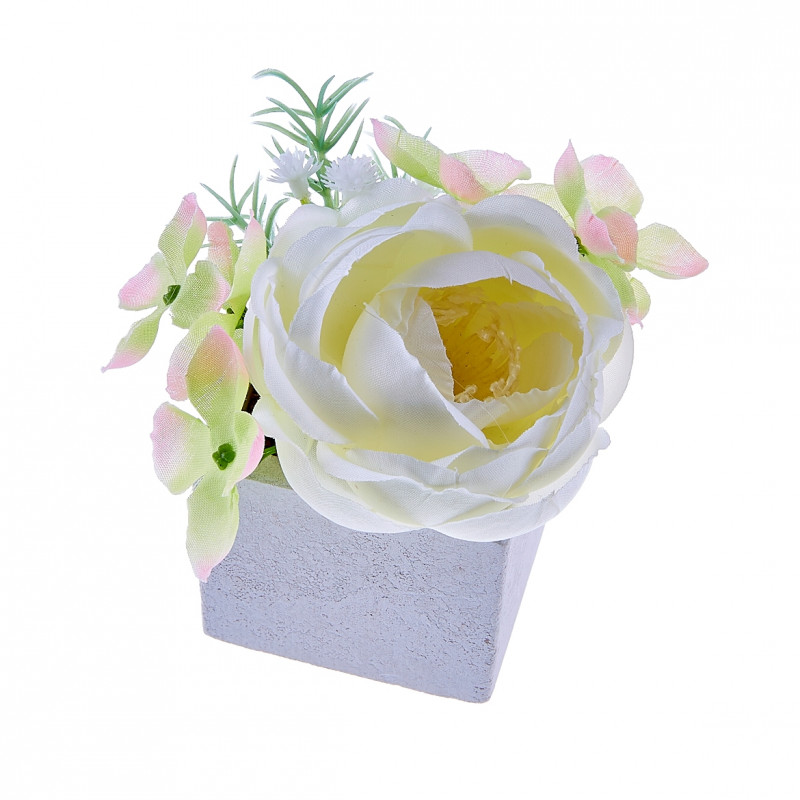 Pot de rose Blanche - MaPlusBelleDeco.com