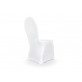 Housse de chaise élastique blanc