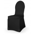 Housse de chaise élastique noir