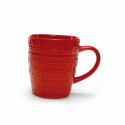 Mug rouge arabesque