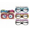 Lunettes géantes Or Joyeux Anniversaire