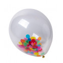 Ballon confettis multicolores x3