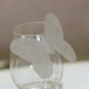 Dessous de verre papillons en non tissé (x12) gris