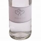 Etiquettes bouteille (x24) blanc /argent