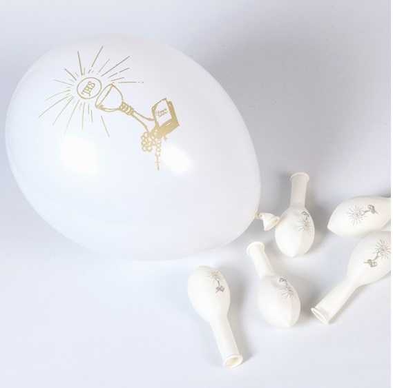 ballon blanc pour communion