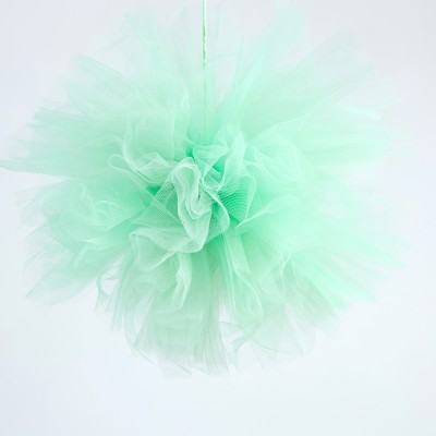 grande boule de tulle vert menthe